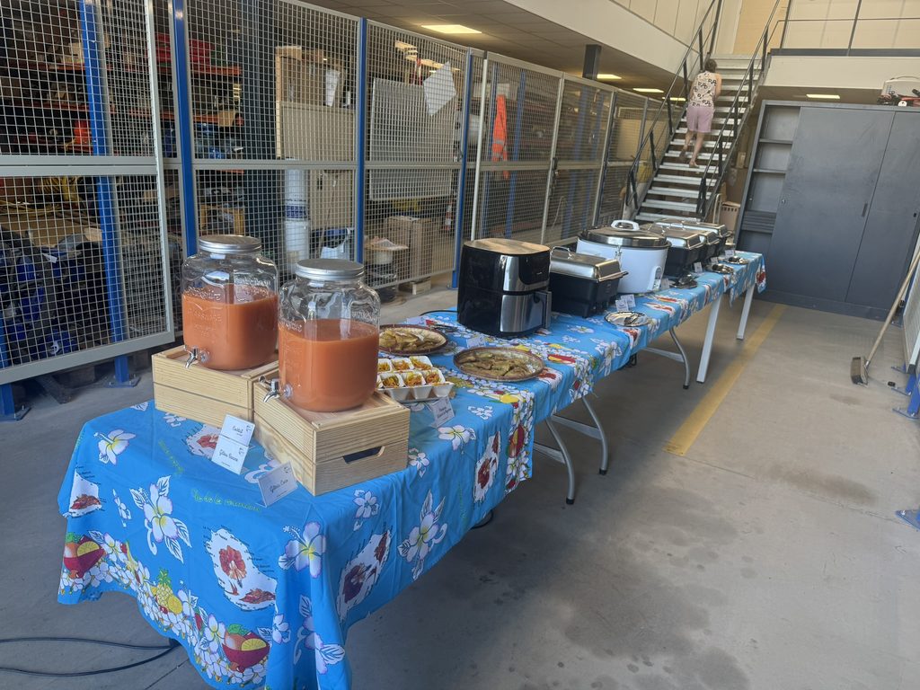 buffet créole entreprise Suez